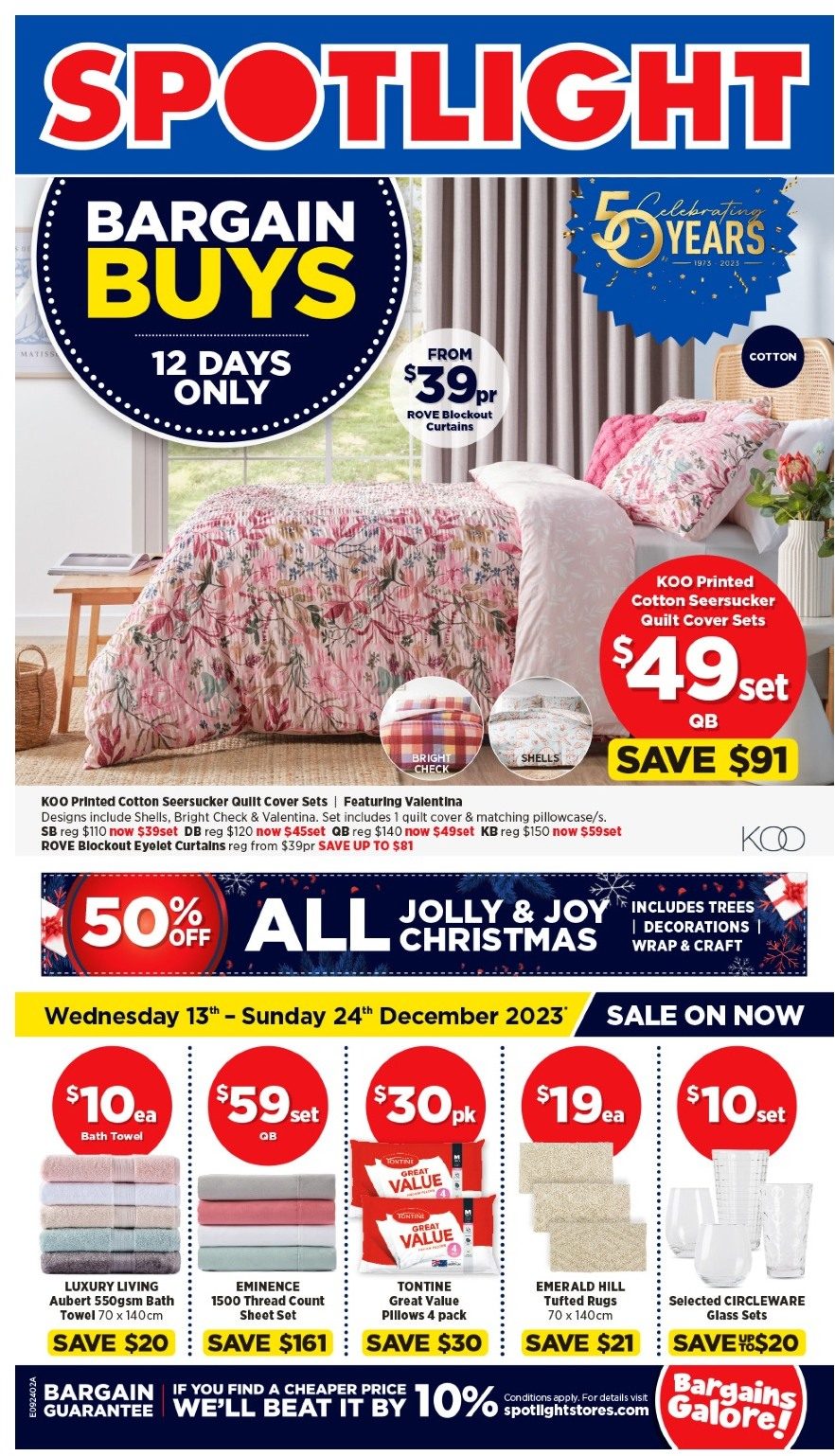 Spotlight Catalogue Christmas 13 24 Dec 2023 Catalogue AU
