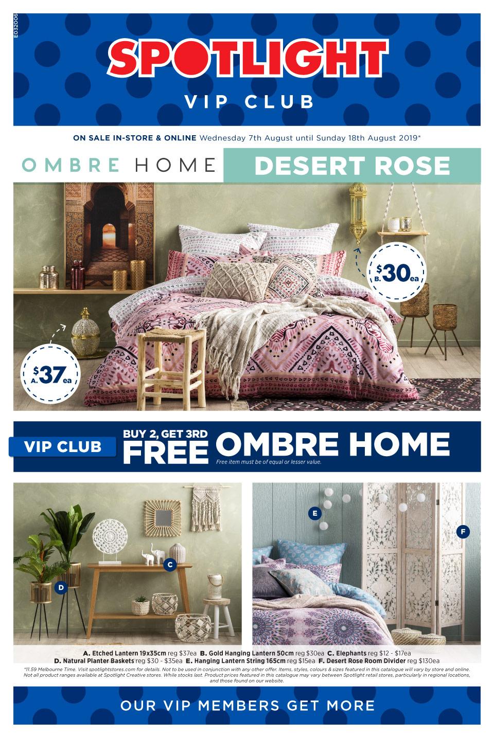 Spotlight Catalogue Home Decor 7 18 Aug 2019 Catalogue AU