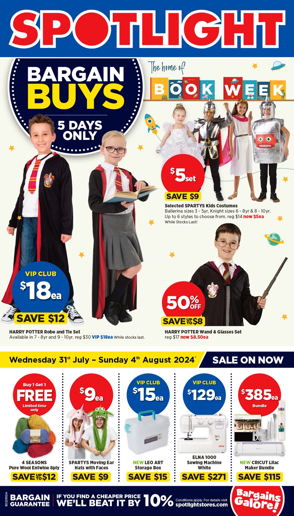 Spotlight Catalogue July 30 August 4, 2024 Bargain Buys Catalogue AU