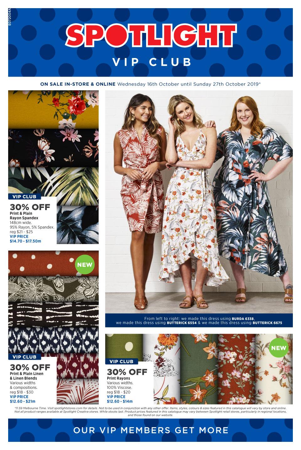 Spotlight Catalogue Sew 16 27 Oct 2019 Catalogue AU