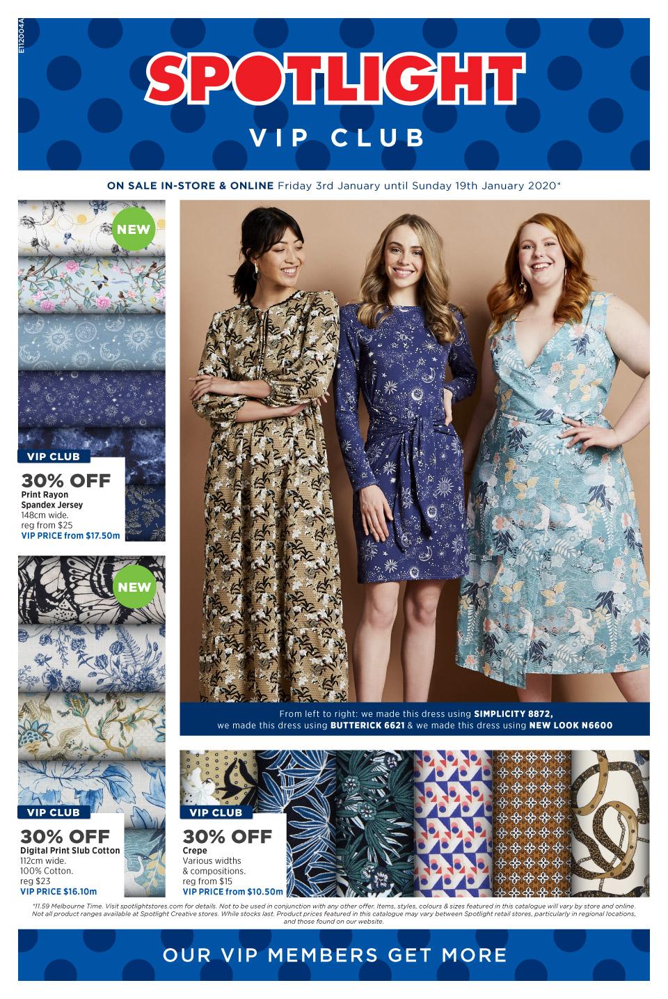 Spotlight Catalogue Sew 3 19 Jan 2020 Catalogue AU