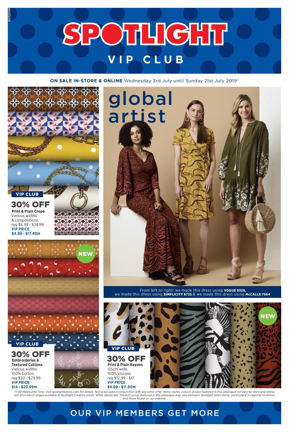 Spotlight Catalogue Sew 3 21 Jul 2019 Catalogue AU