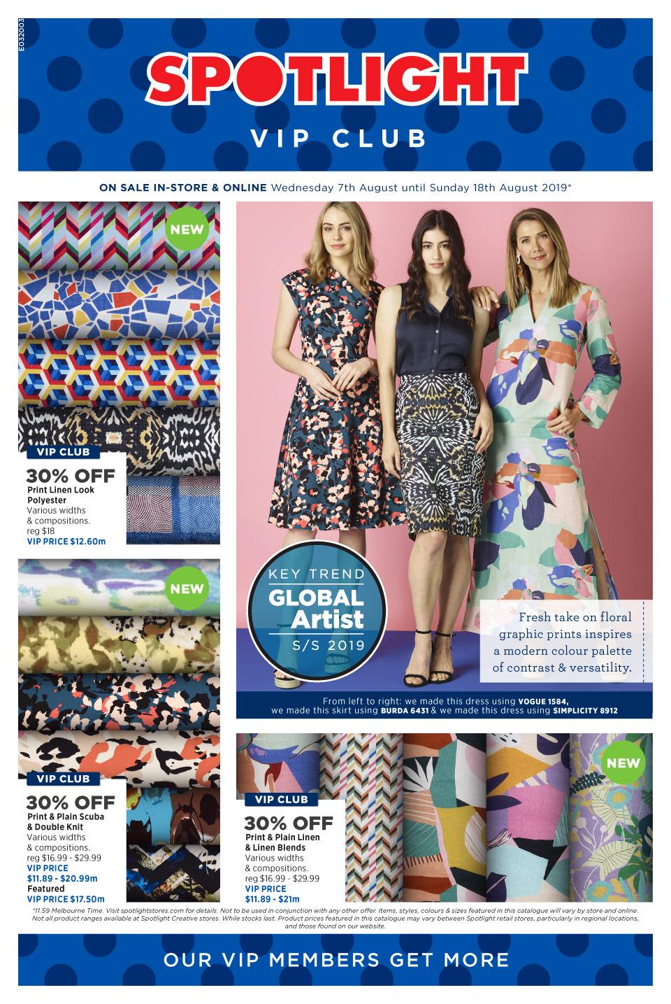 Spotlight Catalogue Sew 7 18 Aug 2019 Catalogue AU