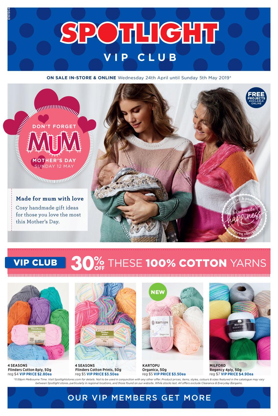 Spotlight Catalogue Yarn 24 Apr 5 May 2019 Catalogue AU