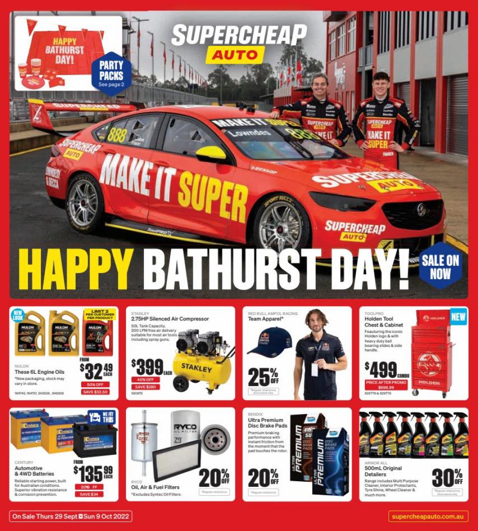 Supercheap Auto Catalogue 29 Sep 9 Oct 2022 Catalogue AU