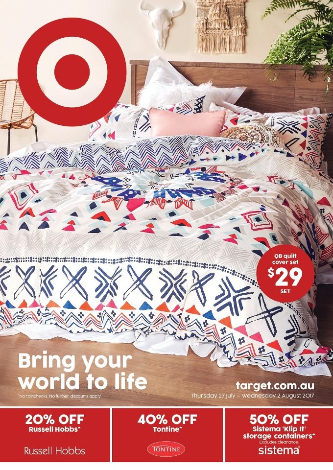 Target Catalogue 27 July 2 August 2017 Catalogue AU