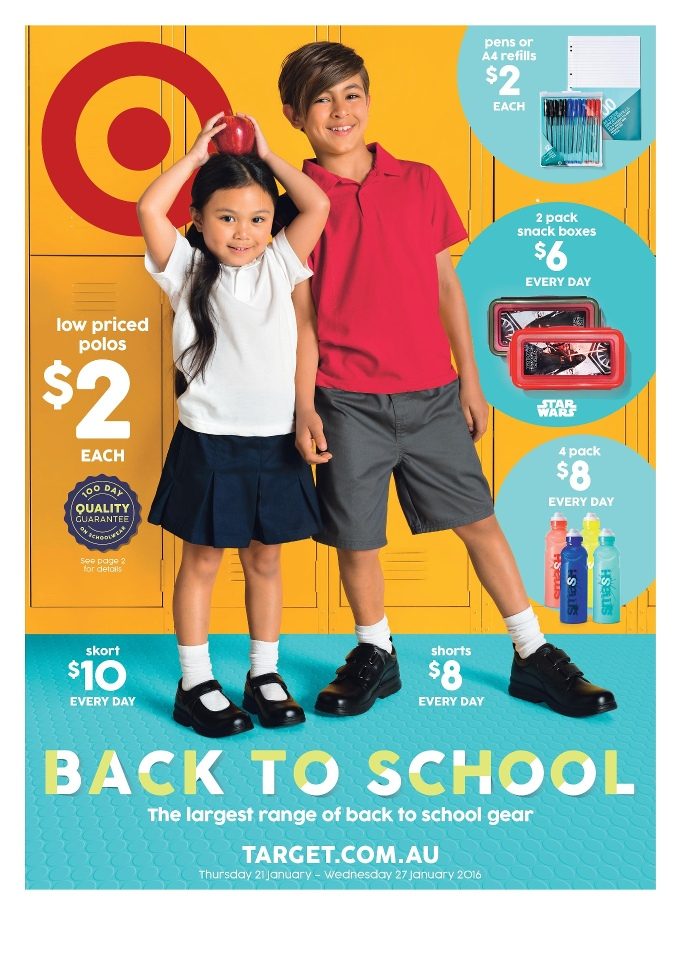 Target Catalogue Back To School 2016 Catalogue AU