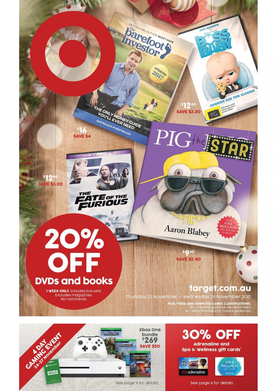 Target Catalogue DVDs 23 29 November 2017 Catalogue AU