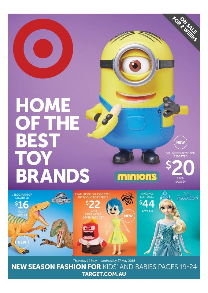 Target Catalogue Toy Brands 14 May 2015 Catalogue AU