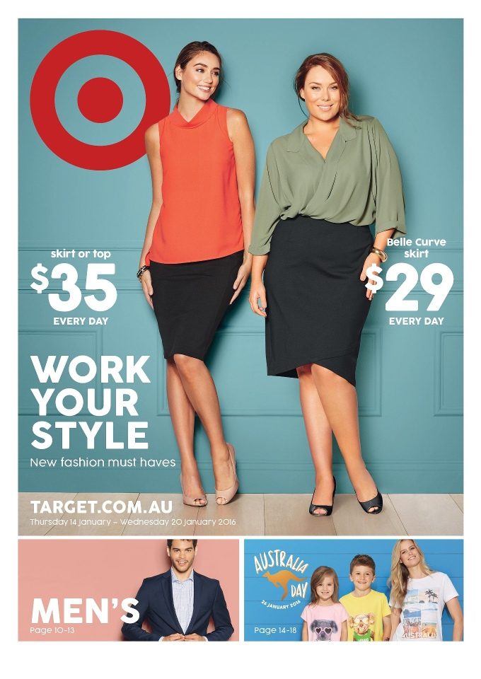 Target Catalogue Work Wear 13 Jan 2016 Catalogue AU