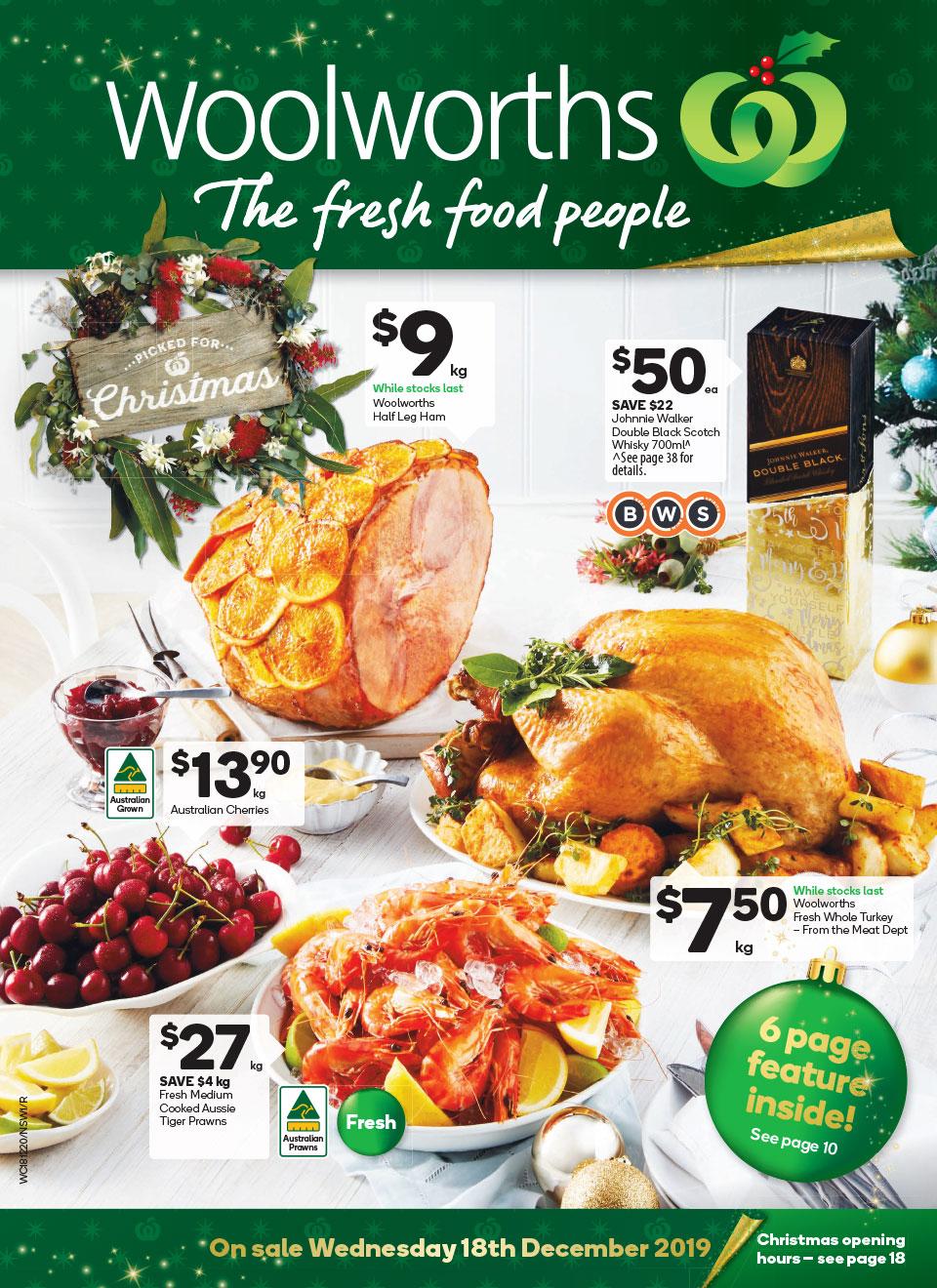 Woolworths Christmas Gift Cards 18 - 25 Dec 2019 - Catalogue AU