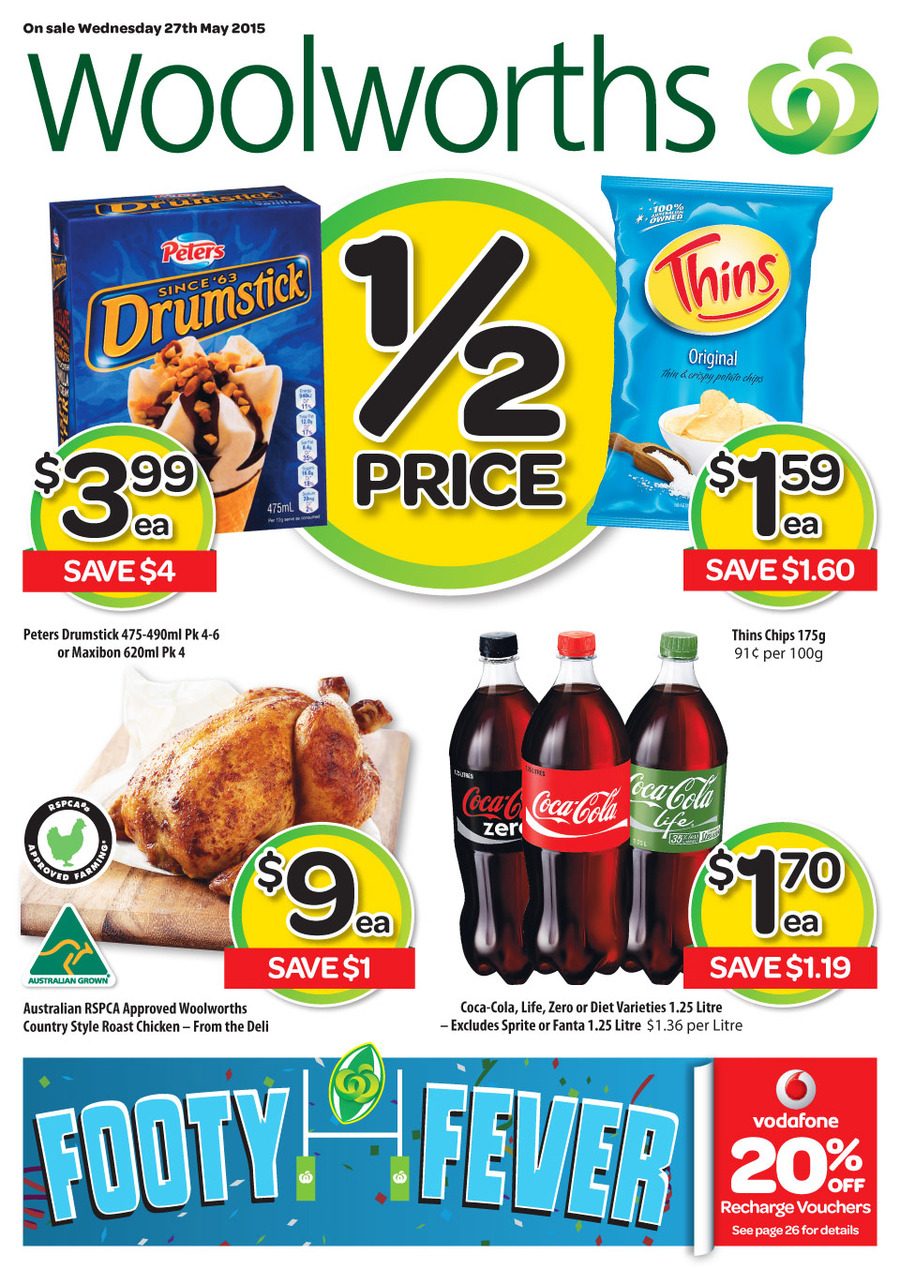 Woolworths Catalogue 27 May 2015 and Specials Catalogue AU