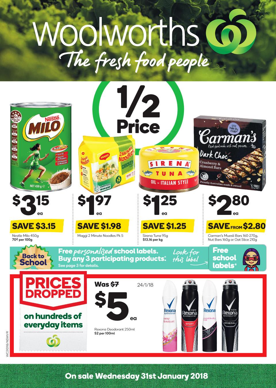 Woolworths Catalogue 31 Jan 6 Feb 2018 Catalogue AU