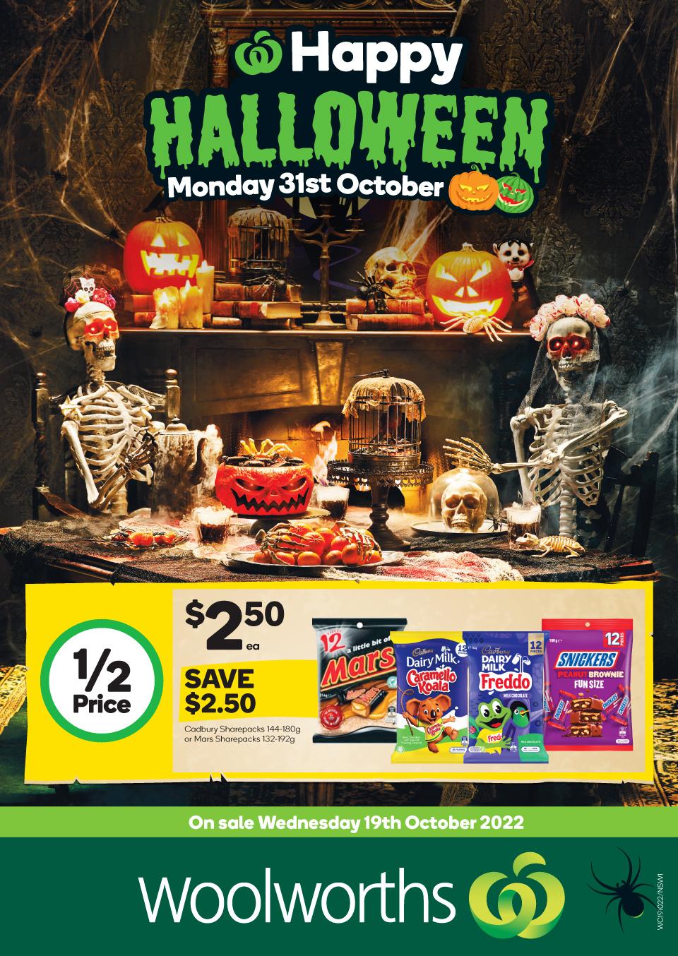 Woolworths Catalogue Halloween 19 - 25 Oct 2022 - Catalogue AU