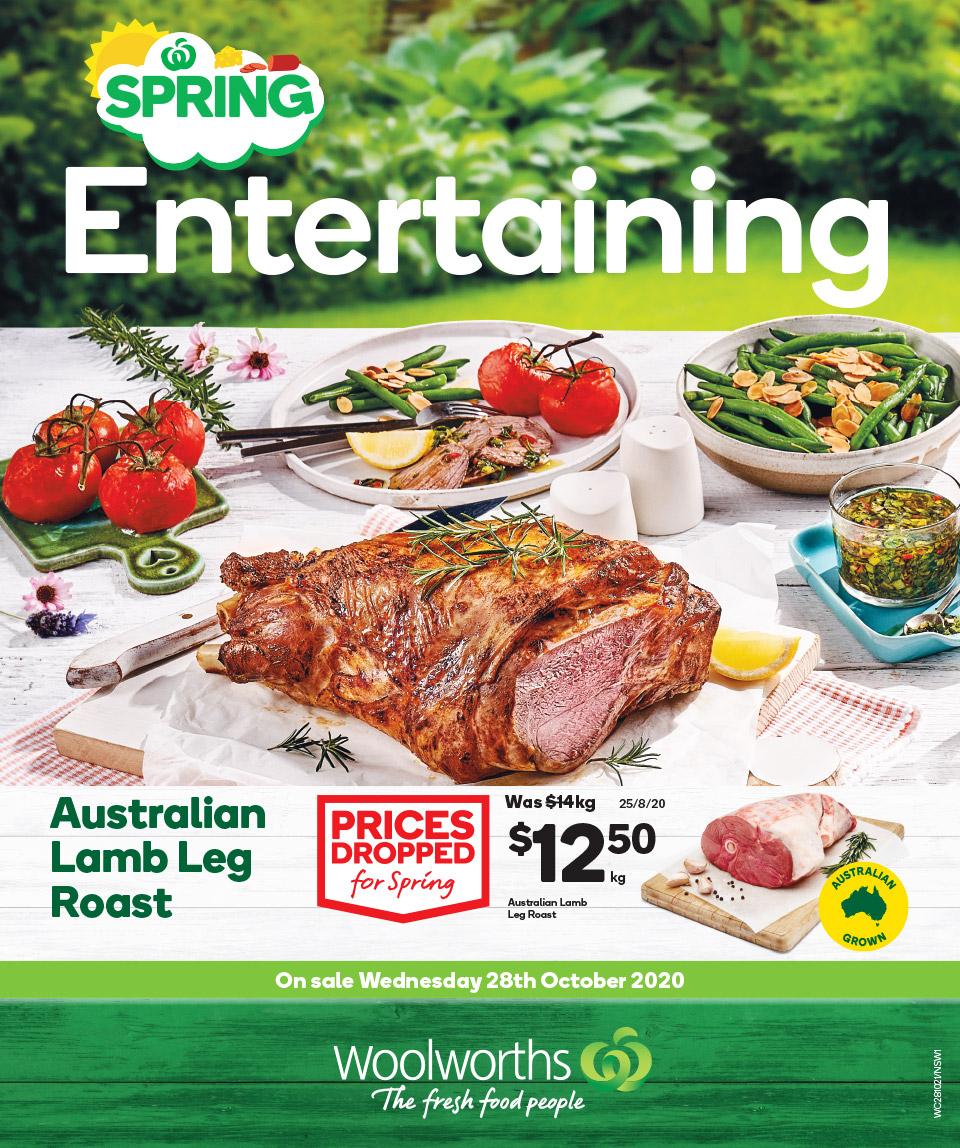 Woolworths Catalogue Spring Entertainment 28 Oct - 3 Nov 2020 ...